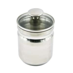 Alta qualidade de aço inoxidável recipiente de alimento com garrafa de lidar com tampa pote Seal armazenamento EB-MF023