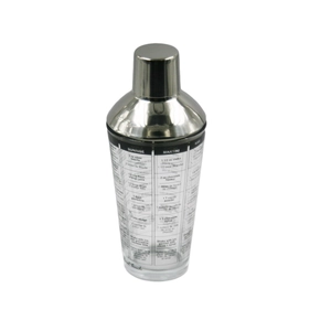 Новый дизайн из нержавеющей стали Стекло Рецепт Коктейль Shaker12oz EB-B56