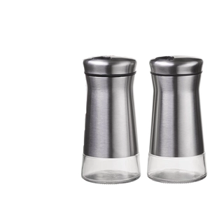 Salt and Pepper Shakers Set with Adjustable Holes