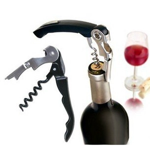 Sea horse Sacacorchos acero inoxidable Red botella de vino de la botella de vino abridor de abrelatas de casquillo de EB-BT76