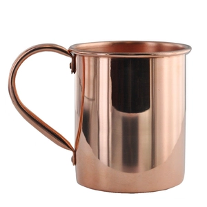 Solide Verkupfertes Moscow Mule-Becher