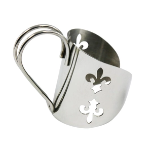 Special Design Edelstahl Glas Tasse Metallhalter  EB-CS001