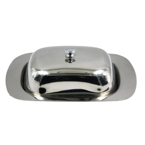 Aço inoxidável Butter Caixa com Tampa Manteigueira Butter Placa EB-CB09