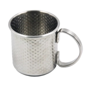 Edelstahl-Tasse Hammereffekt Bierbecher EB-C50