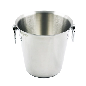 RVS ijsemmer met Ring Handvatten Deluxe Wijn Champagne Koeler EB-BC66