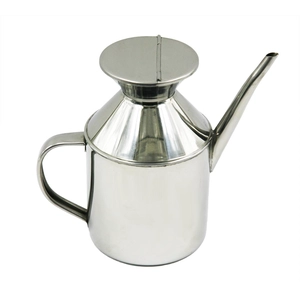 Stainless Steel Pot óleo com tampa Oil Can Vinagre Garrafa EB-OB04