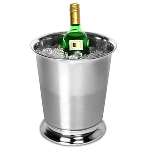 Rond RVS Wijn Emmer Champagne Bucket
