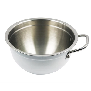 Aço inoxidável Saladeira com Tubular alça EB-GL14K