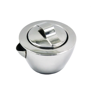 Molheira de aço inoxidável com barco de molho tampa bowl EB-SB004