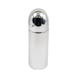 De acero inoxidable espejo bala de cañón cocktail shaker acabado EB-B09