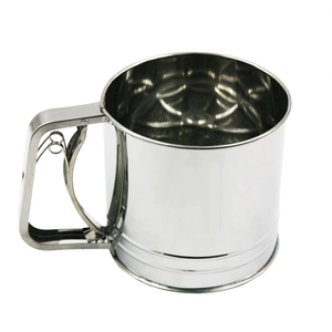 Forma de copo em aço inoxidável peneira farinha peneira farinha mini-EB-KA62
