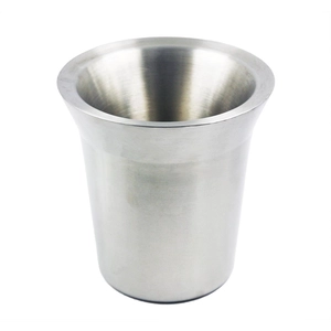 Boca trompeta de acero inoxidable cubo de hielo de la pared doble EB-FC57