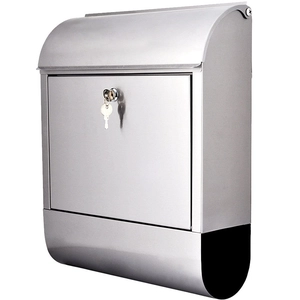 Edelstahl Staub Mailbox Spritzen gegen die Wand
