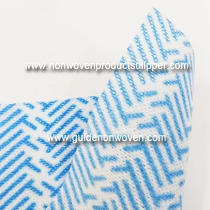 80% Viscose 20% Polyester 70GSM Duty Wipes Spunlace Nonwoven Fabric