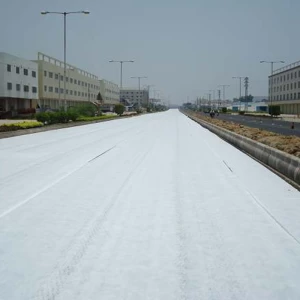 Fábrica del geotextil de China, geotextil perforado con aguja no tejido para la cubierta del camino, fabricante no tejido del geotextil