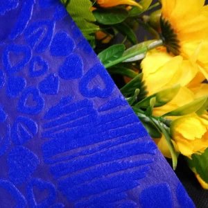 중국 비 짠 포장 회사, 꽃 포장 롤 짠것이 아닌 직물 포장, 꽃 포장 도매