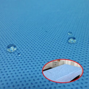 Folha de cama descartável do papel da massagem do rolo do exame, fornecedor não tecido da tampa de colchão, folhas de cama perfuradas