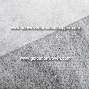 HB-01B Têxtil de tecido não tecido de fibra de porco com pedaços de gergelim branco super macios