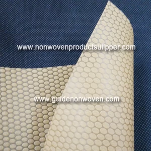 HH-N26O Apricot Color Round Dot Pattern Polypropylene Spunbond Nonwoven Fabric