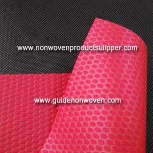 HH-R1195A Rotwein Farbe Rund Dot Muster Polypropylen Spunbond Vliesstoffe