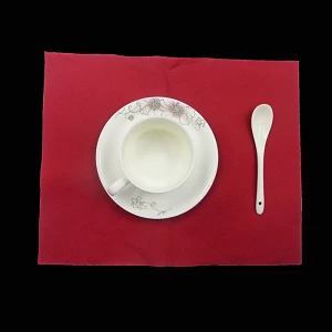 Lino de tabla disponible no tejido del mantel del hotel, vendedor no tejido de la servilleta del banquete, fabricante de la servilleta de papel