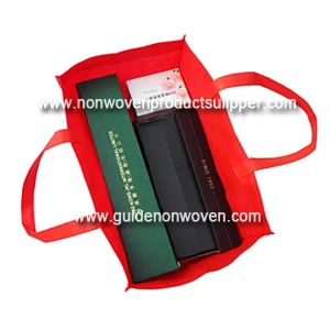 증가 된 크기 중국 붉은 색 PP 비 짠 선물 환경 친화적 인 가방