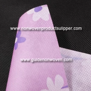 JL-3092 Flower Printing Polyester Spunbond Tecido não tecido para embalagem e decoração