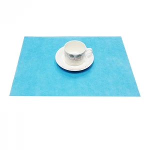 Non Woven Fabric Disposable Biodegradable Colour Tablecloth Cover Coffee Shop Table Covers Vendor