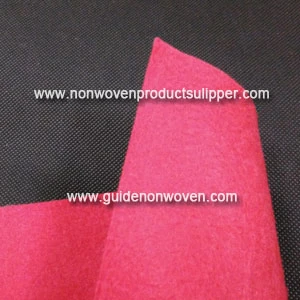 PDSC-CR China Red Color Wholesale Needle Punched Non Woven Fabric Handicraft Felt Products