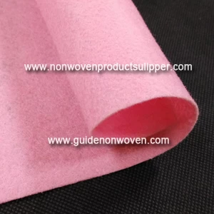 PDSC-P Pink Color Needle Punch Non woven Fabric For Festival Gifts Decoration