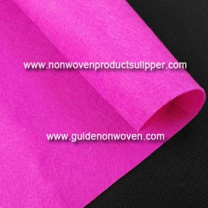 PDSC-PR Purplish Red Color Needle-Punched Tecido não tecido para etiqueta DIY