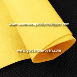PDSC-Y Yellow Color Needle Punched Non woven Fabric For Christmas Craft