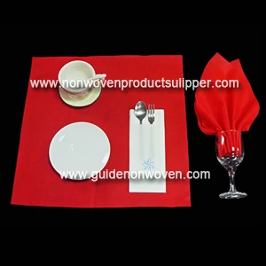PP Polypropylene Non woven TNT Table Cloth Disposable Tablemat 40 x 40 cm