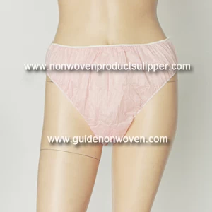 Розовый цвет PP Spun-bonded Non Woven Fabric Ladies Undergarment