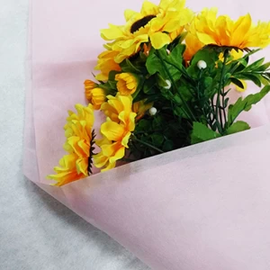 Venta al por mayor de envoltura de tela, hermosas hojas de envolturas no tejidas para flores y regalos, envoltura de tela no tejida Empresa