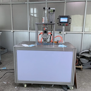 Semi automatic Surgical Face Mask Ear band welding machine ear band spot welding machine