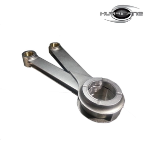 Tiges de bielle en V Harley Davidson à poutre en H en acier forgé 4340, longueur de 7.700 ”