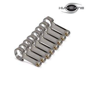 Соединительные стержни, 5.700 ", 3/8" Болты резьбы, H-Beam, Chevy с воздушным охлаждением двигателя, 22.005mm Pin End