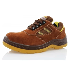 0145-1 low ankle steel toe suede leather work shoes