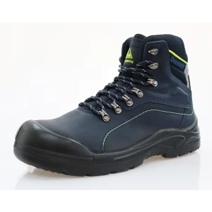 0147 genuine leather PU injection working safety shoes boots