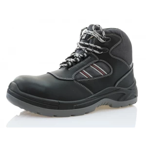 0148 high ankle genuine leather industrial safety shoes
