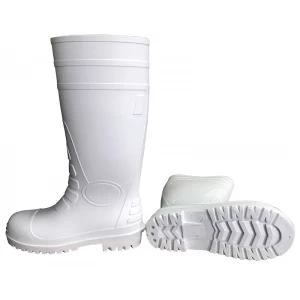 108-1 food industry white pvc work boots for men