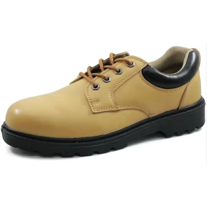 11KL防滑分体磨砂皮皮革钢包头工业安全鞋迪拜