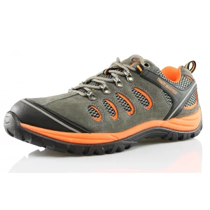 BTA002 PU の注入の流行および通気性のスポーツのハイキングの安全男性の靴