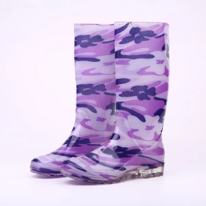 202 fashion shiny women rain boots