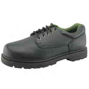 4 inch leather upper rubber sole goodyear safety shoes