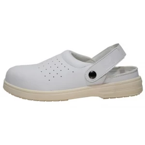 7020 microfiber leather white chef kitchen summer safety shoes