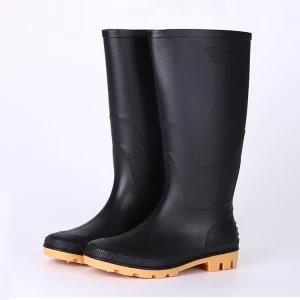 AGYN black cheap pvc rain boots