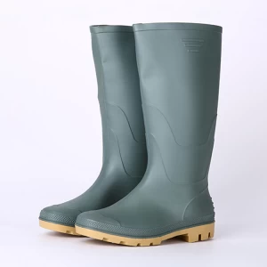 Stivali da pioggia verde economico di AGYN per gli uomini