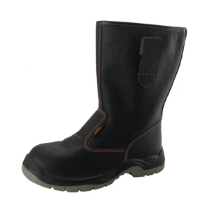 Action leather PU sole high cut work boots